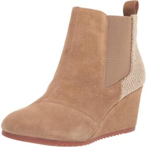 imageTOMS Womens Bailey Ankle BootsSuedeTextileLeather  Booties for WomenToffee