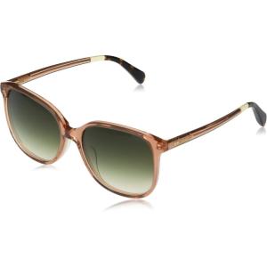 imageTOMS Womens Sandela Oversized SunglassesRust CrystalDeep Olive Gradient