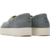 imageTOMS Womens Alpargata Midform SlipOnBonsai Green Canvas