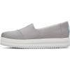 imageTOMS Womens Alpargata Midform SlipOnDrizzle Grey