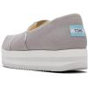 imageTOMS Womens Alpargata Midform SlipOnDrizzle Grey