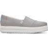 imageTOMS Womens Alpargata Midform SlipOnDrizzle Grey