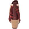 imageTOMS Womens Kelsey Ankle BootBarn Red Earthy Plaid
