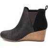 imageTOMS Womens Kelsey Ankle BootBlack LeatherSuede