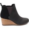 imageTOMS Womens Kelsey Ankle BootBlack LeatherSuede