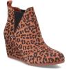 imageTOMS Womens Kelsey Ankle BootDark Ember Leopard Printed Suede