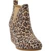 imageTOMS Womens Kelsey Ankle BootDesert Tan Leopard Print Suede
