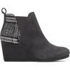 imageTOMS Womens Kelsey Ankle BootForged Iron Grey SuedePlaid