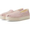 imageTOMS Womens Alpargata Midform SlipOnBallet Pink Canvas