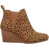 Brown Sugar Tiny Cheetah Printed Suede