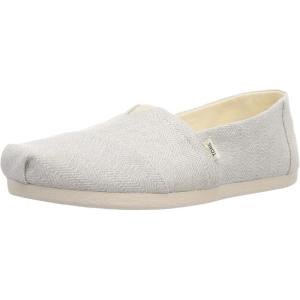 imageTOMS Mens Alpargata Loafer FlatNatural Metallic Herringbone