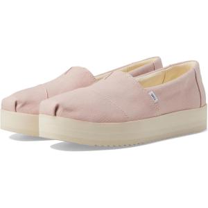 imageTOMS Womens Alpargata Midform SlipOnBallet Pink Canvas