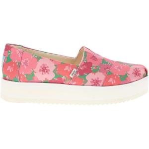 imageTOMS Womens Alpargata Midform SlipOnPnk Multi Poppies