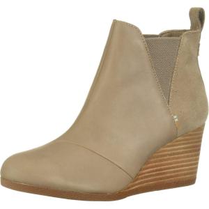 imageTOMS Womens Kelsey Ankle BootTaupe Grey LeatherSuede