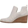 imageTOMS Womens Kallie Cutout BootEgret Camo Prt Suede