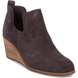 imageTOMS Womens Kallie Cutout BootPavement Grey Suede