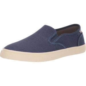 imageTOMS Mens Baja SlipOn SneakersMoonlight Blue Heritage Canvas