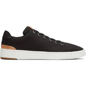 imageTOMS Mens Trvl Lite Low LaceUp SneakersBlack Canvas