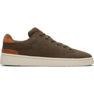 imageTOMS Mens Trvl Lite Low LaceUp SneakersCanteen Recycled Cotton Twill