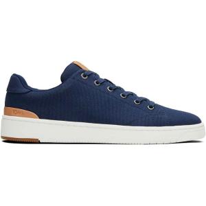 imageTOMS Mens Trvl Lite Low LaceUp SneakersNavy Canvas