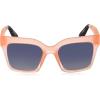 imageTOMS Adelaide Womens SunglassesMatteshiny Peach Crystal Fadeblue Gradient