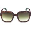 imageTOMS Womens Athena Square SunglassesMatte Shiny Honeycomb Crystal Fadebrown Gradient
