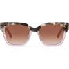 imageTOMS Womens Madison Square SunglassesVintage Tortoise Pink Fadebrown Gradient