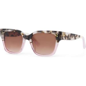 imageTOMS Womens Madison Square SunglassesVintage Tortoise Pink Fadebrown Gradient