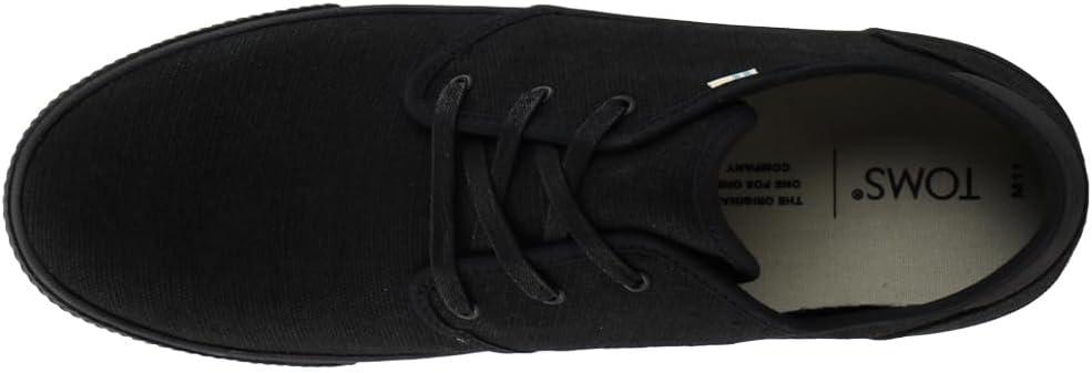 imageTOMS Mens Carlo LaceUp SneakersBlack