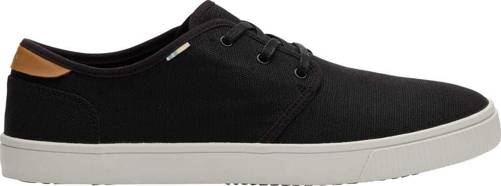 imageTOMS Mens Carlo LaceUp SneakersBlack Heritage Canvas