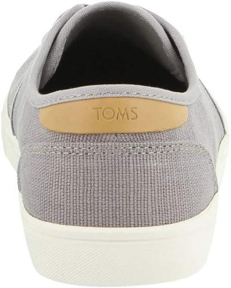 imageTOMS Mens Carlo LaceUp SneakersDrizzle Grey Heritage Canvas