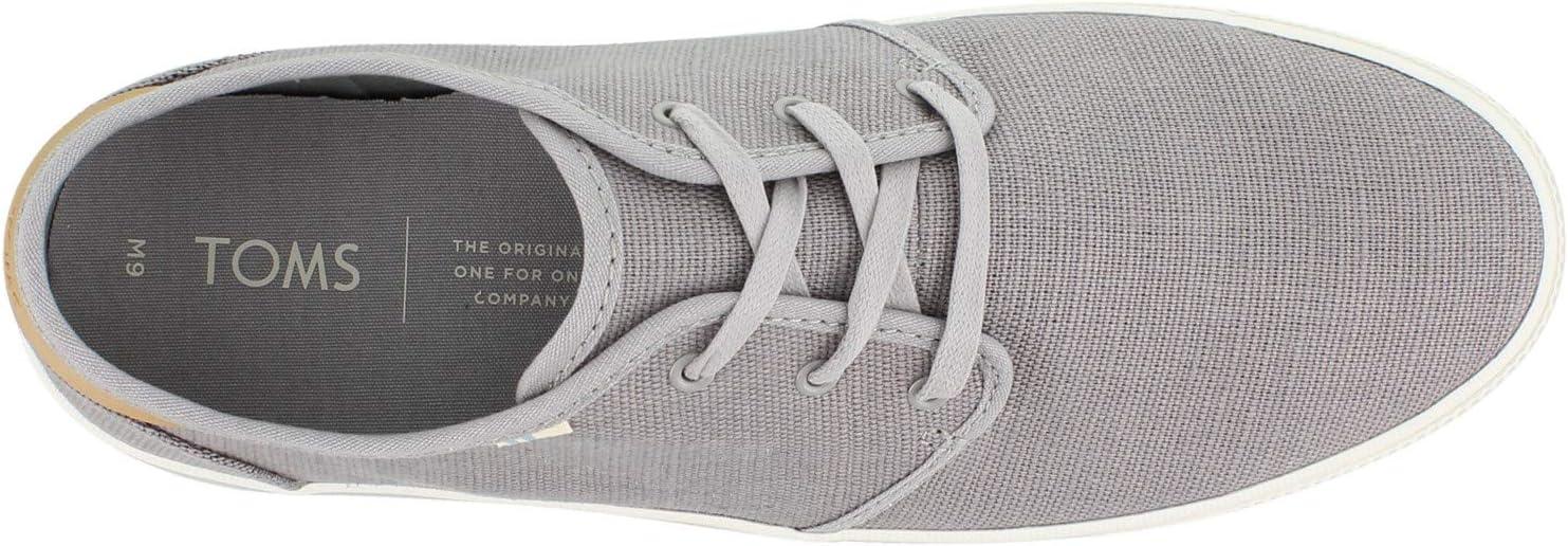 imageTOMS Mens Carlo LaceUp SneakersDrizzle Grey Heritage Canvas