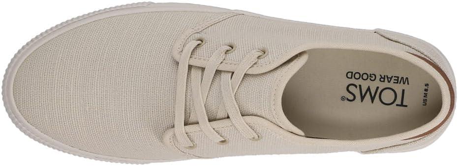imageTOMS Mens Carlo LaceUp SneakersFog Heritage Canvas