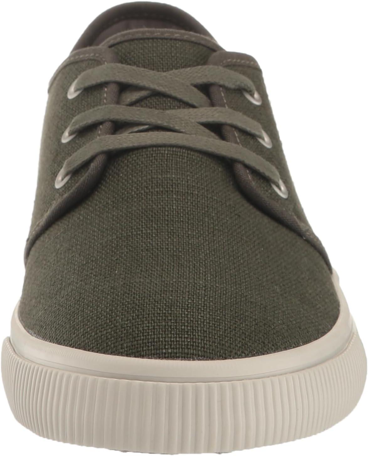 imageTOMS Mens Carlo LaceUp SneakersForest Green Heritage Canvas
