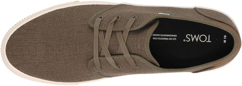 imageTOMS Mens Carlo LaceUp SneakersGreen