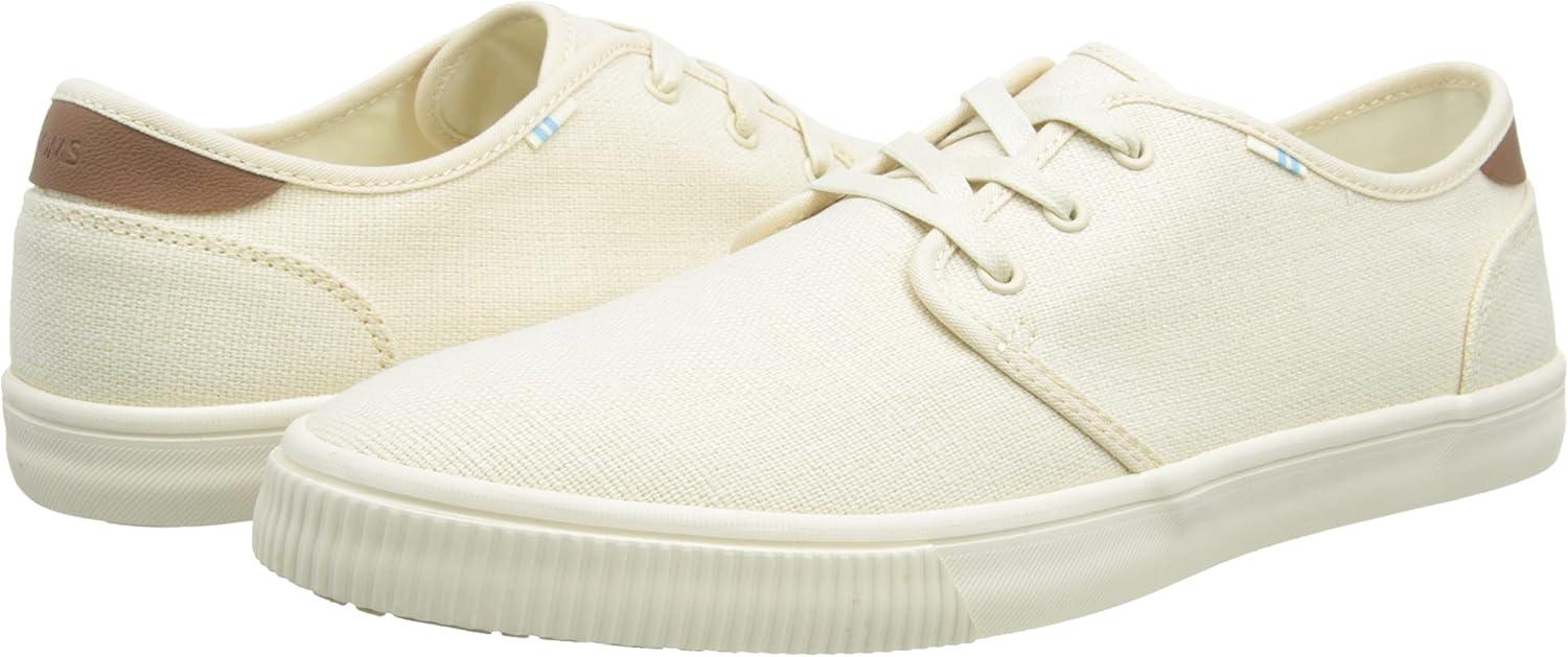 imageTOMS Mens Carlo LaceUp SneakersNatural
