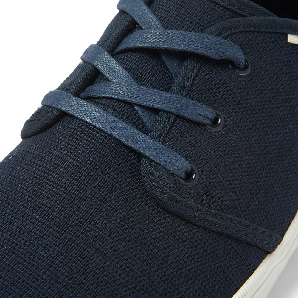 imageTOMS Mens Carlo LaceUp SneakersNavy Heritage Canvas Vegan