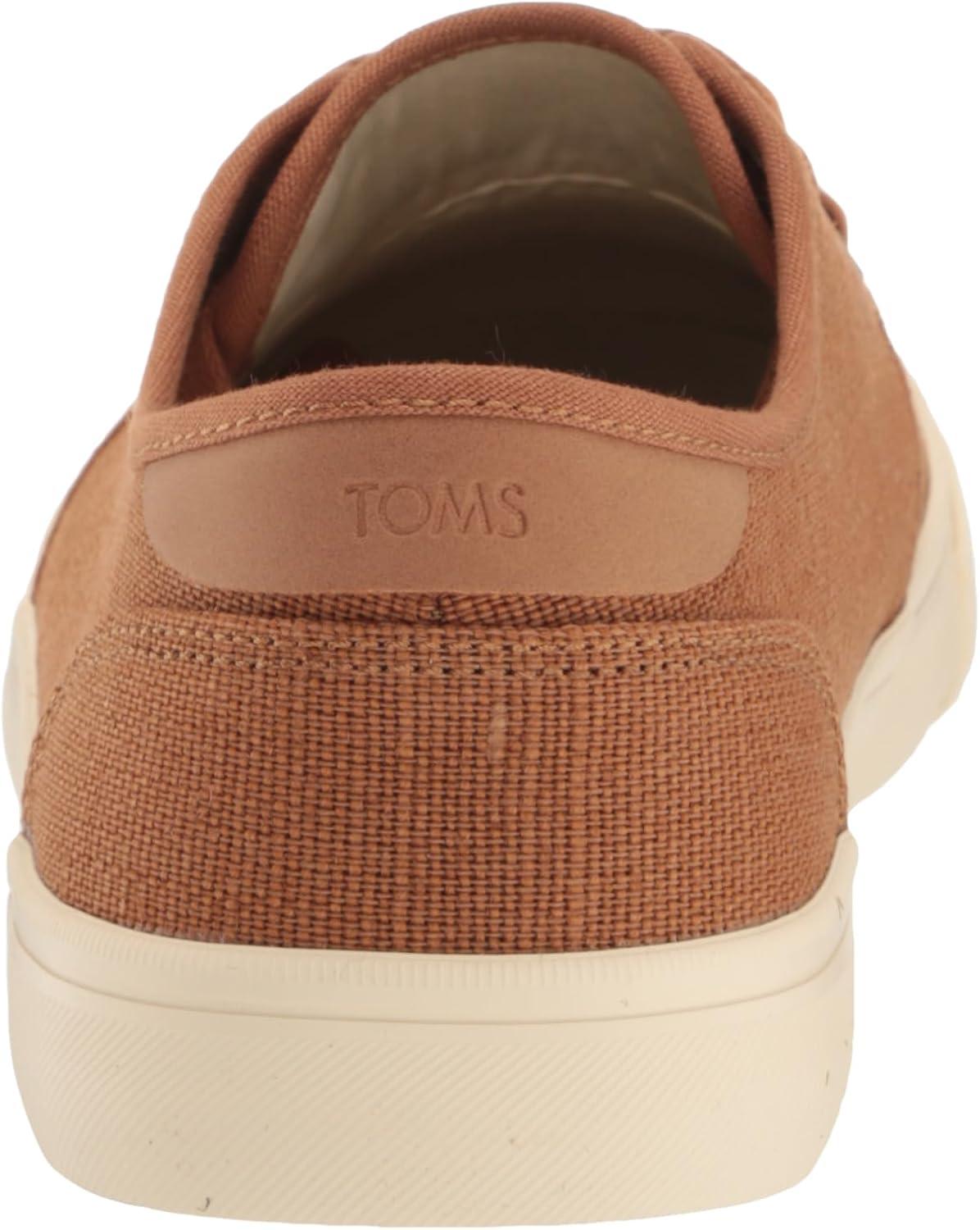 imageTOMS Mens Carlo LaceUp SneakersTan Heritage Canvas