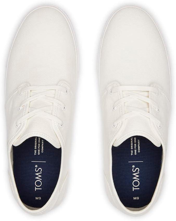 imageTOMS Mens Carlo LaceUp SneakersWhite