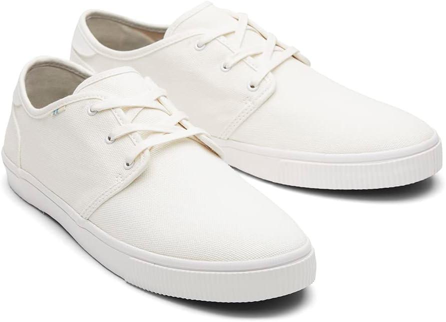 imageTOMS Mens Carlo LaceUp SneakersWhite