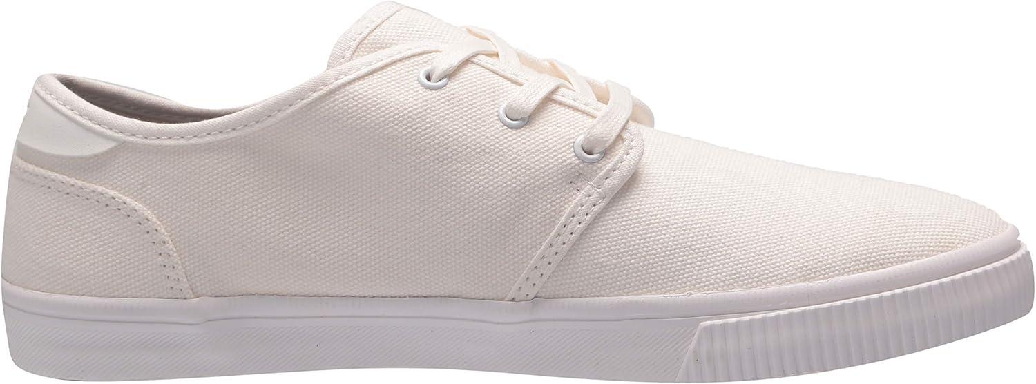 imageTOMS Mens Carlo LaceUp SneakersWhite Canvas