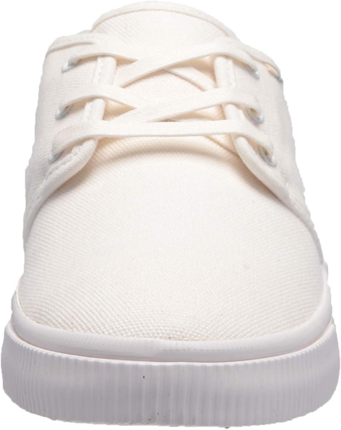 imageTOMS Mens Carlo LaceUp SneakersWhite Canvas