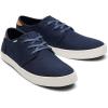 imageTOMS Mens Carlo LaceUp SneakersNavy Heritage Canvas Vegan