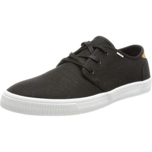 imageTOMS Mens Carlo LaceUp SneakersBlack Heritage Canvas