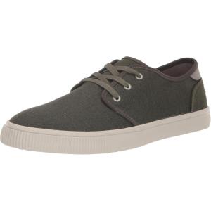 imageTOMS Mens Carlo LaceUp SneakersForest Green Heritage Canvas