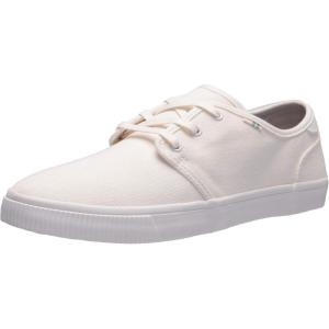 imageTOMS Mens Carlo LaceUp SneakersWhite Canvas