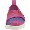 imageTOMS Toddler Girls Alpargata TieDye Slip On Flats Casual  PinkPurple Multi Glitter