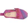 imageTOMS Toddler Girls Alpargata TieDye Slip On Flats Casual  PinkPurple Multi Glitter