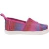 imageTOMS Toddler Girls Alpargata TieDye Slip On Flats Casual  PinkPurple Multi Glitter