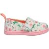 imageTOMS Toddler Girls Alpargata TieDye Slip On Flats Casual  PinkSoft Blue Hawaiian Flamingos